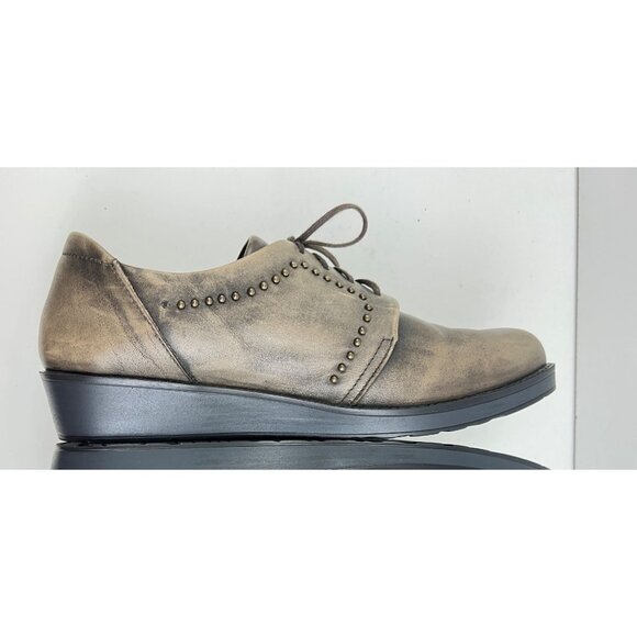 Naot Women's Embrace Oxford Shoes Size 40 US 9 Leather Gray Casual Studded - Picture 14 of 14